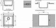 Кухонная мойка GranFest Practic GF-P505 (графит)