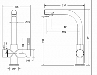 Смеситель Bravat F729261CP-RUS