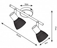 Спот Arte Lamp A5062AP-2AB