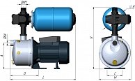 Станция авт.водоснабжения Unipump AUTO JS 60-S 69303