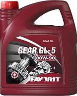 Масло трансмиссионное Favorit GEAR SAE 80W-90 API GL-5, 4л