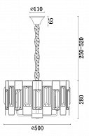 Люстра Rowena Freya FR5045PL-05G