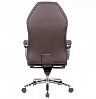 Кресло  Situp APOLLO chrome (экокожа Dark Brown / Dark Brown) механизм мультиблок