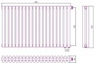 Полотенцесушитель водяной Сунержа ЭСТЕТ-11 EU50 500х900 00-0312-5020