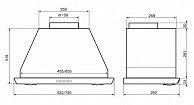 Кухонная вытяжка ELIKOR Врезной блок S4 72Н-700-Э4Д нержавеющая сталь