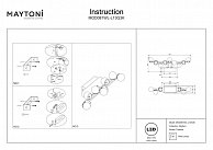 Бра Maytoni MOD081WL-L13G3K