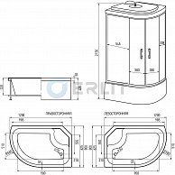 Душевая кабина Erlit ER3512TPL-C4 120x80