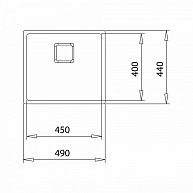 Кухонная мойка Teka FLEXLINEA RS15 45.40 SQ нержавеющая сталь (115000013)