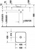 Умывальник, раковина Roca Cape Cod 430 2340430000