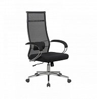 Кресло  Situp MERIDA chrome (сетка Black / Black) механизм DMS