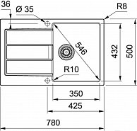 Кухонная мойка Franke S2D 611-78 Оникс (143.0618.368)