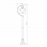 Светильник уличный Elektrostandard Talli F GL 3002F брауни