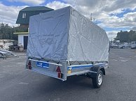 Прицеп Кремень профи 3,0*1,56 с бортом 31 см с тентом 120 см (усиленный передний и задний борт)