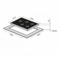 Варочная поверхность Maunfeld EGHS.75.33CS/G