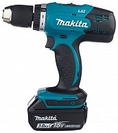 Дрель Makita DDF453RFE синий																										черный