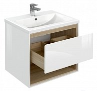 Тумба под умывальник Cersanit Louna 60 / SP-SZ-LOU-CO60/Wh белый SP-SZ-LOU-CO60/Wh