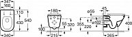 Унитаз  Roca  THE GAP Clean Rim A34647L000 подвесной
