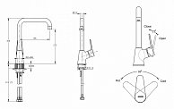 Смеситель Bravat F793158C