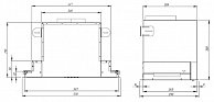 Кухонная вытяжка Akpo Neva Glass Eco 60 wk-4 белое стекло/нержавеющая сталь