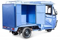 Грузовой электротрицикл RuTrike КАРГО Кабина Дуал темно-синий-2758
