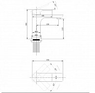 Смеситель Abber Weiss Insel AF8010B