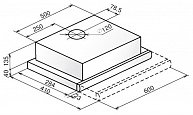 Кухонная вытяжка Faber Flox Glass BK A50 черный 315.0567.355