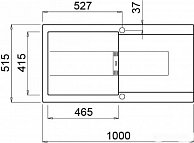 Кухонная мойка  Elleci Smart 480   White K96