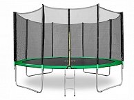 Батут Happy Jump 14ft PRO (435 см) с внешней сеткой и лестницей