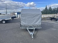 Прицеп Кремень профи 3,0*1,56 с бортом 31 см с тентом 120 см (усиленный передний и задний борт)