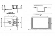 Кухонная мойка GranFest GF-Q610K (графит)