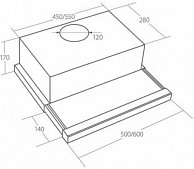 Кухонная вытяжка Akpo Light Eco 60 wk-7