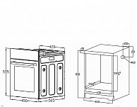 Духовой шкаф EVELUX EO 420 PX