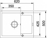 Мойка Franke MRG 611C  бежевый