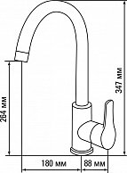 Кухонная мойка Berge BR-6150 графитовый 1280606