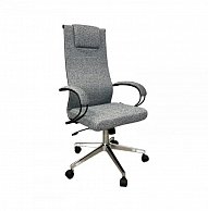 Кресло  Situp MICHAEL chrome (ткань Gray / Gray) механизм DMS