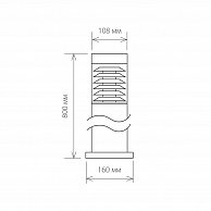 Ландшафтный светильник Elektrostandard 1507 TECHNO  серый