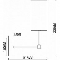 Бра Freya FR5184WL-01BS