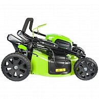 Газонокосилка аккумуляторная самоходная GreenWorks GD60LM46SP 46см 60В Зеленый, Черный