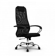 Кресло  Situp Кресло OPTIMA ULTRA chrome (сетка Black/Black) механизм DMS