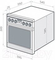 Духовой шкаф Hansa BOES68120090 Черный