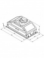 Вытяжка кухонная Zorg Technology Spot 52 M нержавейка