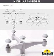 Крепление Fumagalli Midipilar 000.000.A30.L0