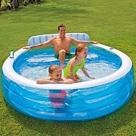 Надувной бассейн  Intex  Swim Center Family Lounge (224х216х76) (57190NP)