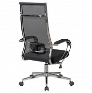 Кресло  Situp MERIDA chrome (сетка Black / Black) механизм DMS