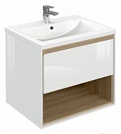 Тумба под умывальник Cersanit Louna 60 / SP-SZ-LOU-CO60/Wh белый SP-SZ-LOU-CO60/Wh