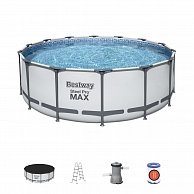 Бассейн Bestway Steel Pro Max 5612X (427x122, с фильтр-насосом и лестницей)