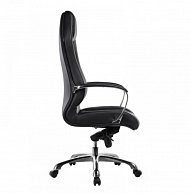 Кресло  Situp APOLLO chrome (экокожа Black / Black) механизм мультиблок