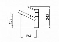 Смеситель Elleci Reno G48 Cemento