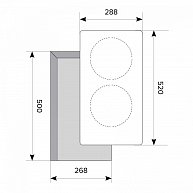 Варочная панель индукционная Akpo PIA 30 920 04CC BL черный