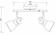 Спот Arte Lamp A1677PL-2WH